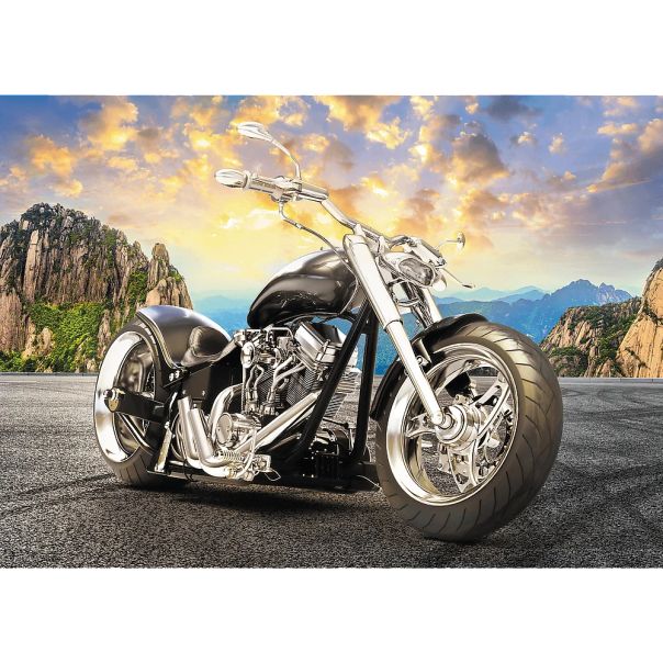 TREFL Puzzle Black motorcycle 37384 - 500 delova - T37384