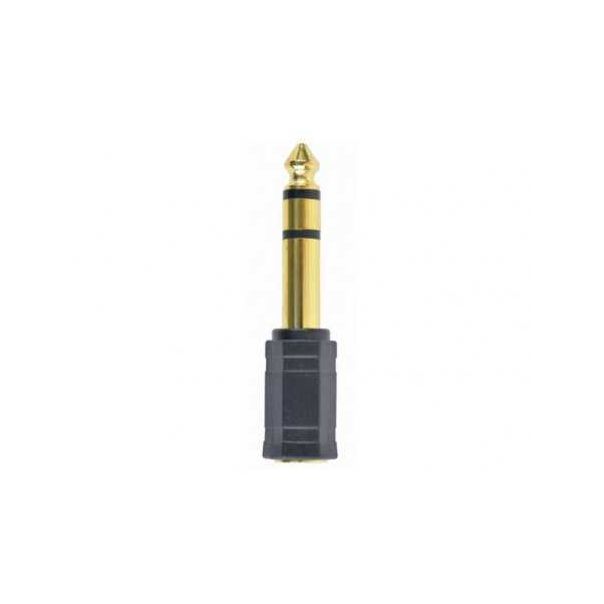 GEMBIRD Adapter A-6.35mm na 3.5mm, A-6.35M-3.5F, CAGP23930BK - 103637
