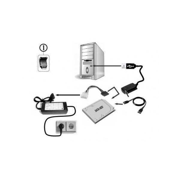 GEMBIRD USB na IDE 2.5 - 3.5 i SATA adapter (HDD) (AUSI01) - 103640