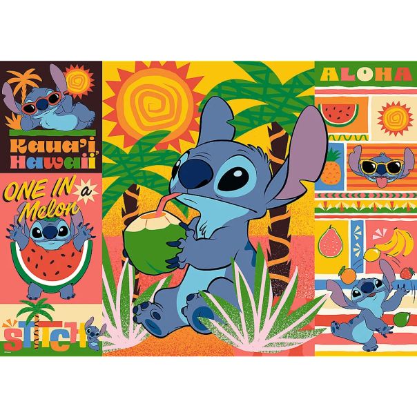 TREFL Puzzle Holiday with Stitch 37483 - 500 delova - 103674-37483