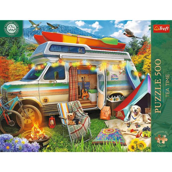 TREFL Puzzle Tea Time: Camper 37611 - 500 delova - 103680-37611