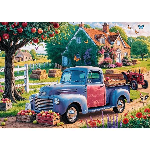 TREFL Puzzle Tea Time: Farmer's Car 37612 - 500 delova - 103681-37612