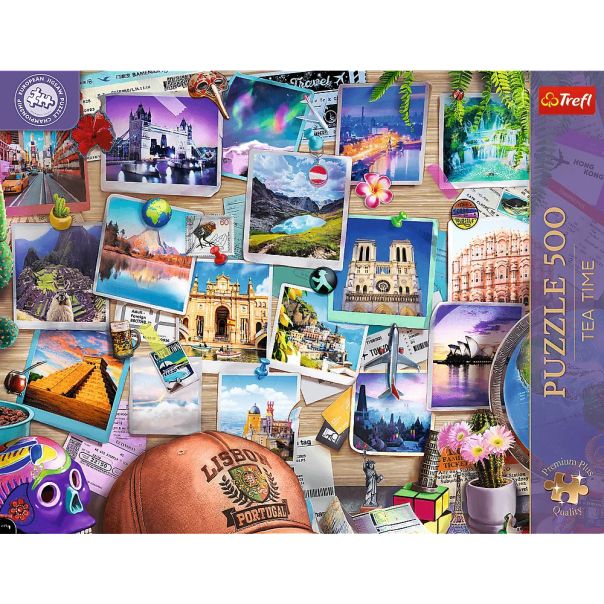 TREFL Puzzle Tea Time: Travel Memories 37616 - 500 delova - 103684-37616