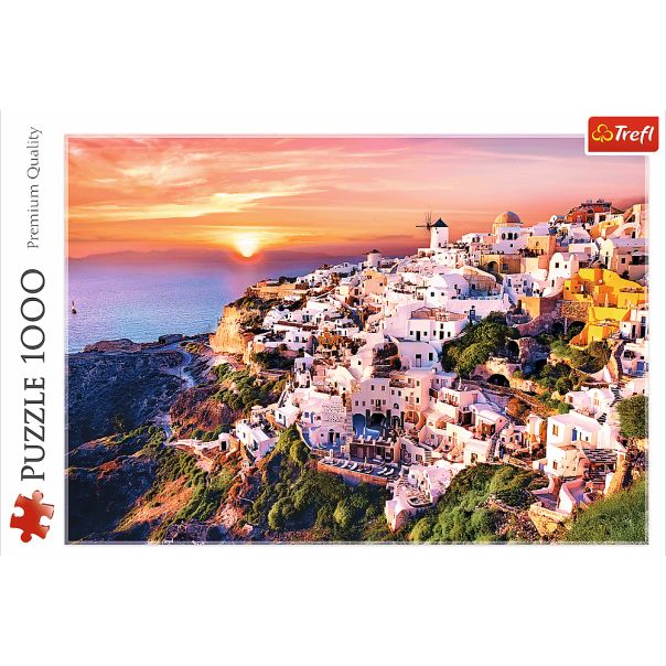 TREFL Puzzle Sunset over Santorini 10435 - 1.000 delova - T10435