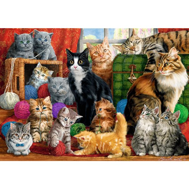 TREFL Puzzle Cat meeting 10555 - 1.000 delova - T10555