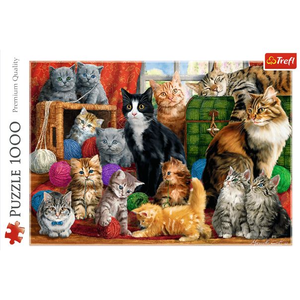TREFL Puzzle Cat meeting 10555 - 1.000 delova - T10555