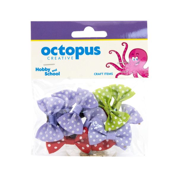 UNI LINE Dekorativne mašne 4x2.5cm  12kom unl-1684 - 103726