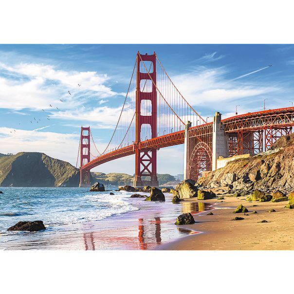 TREFL Puzzle Golden Gate Bridge, San Francisco 10722 - 1.000 delova - 103738-T10722
