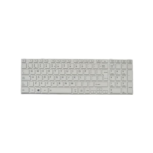 Tastatura za laptop Toshiba Satellite C850 C850D C855 C855D BELA sa ramom - 103752