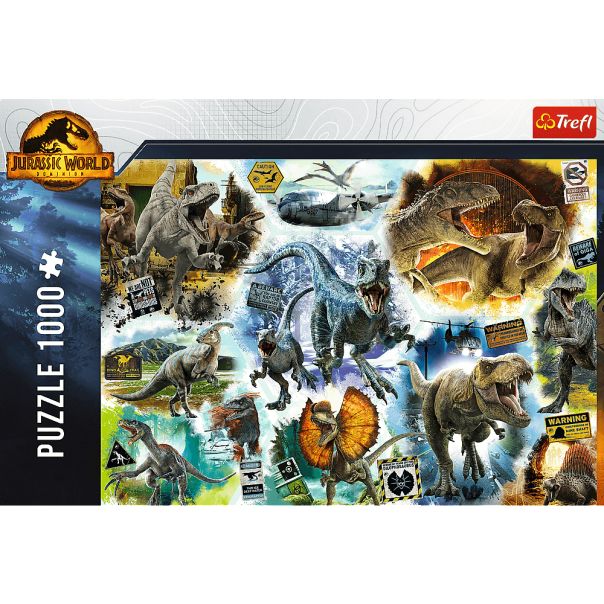 TREFL Puzzle On the Trail of Dinosaurs 10727 - 1.000 delova - 103770-10727
