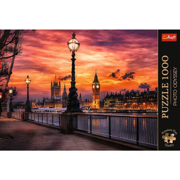 TREFL Puzzle Big Ben, London 10827 - 1.000 delova - 10379917-10827