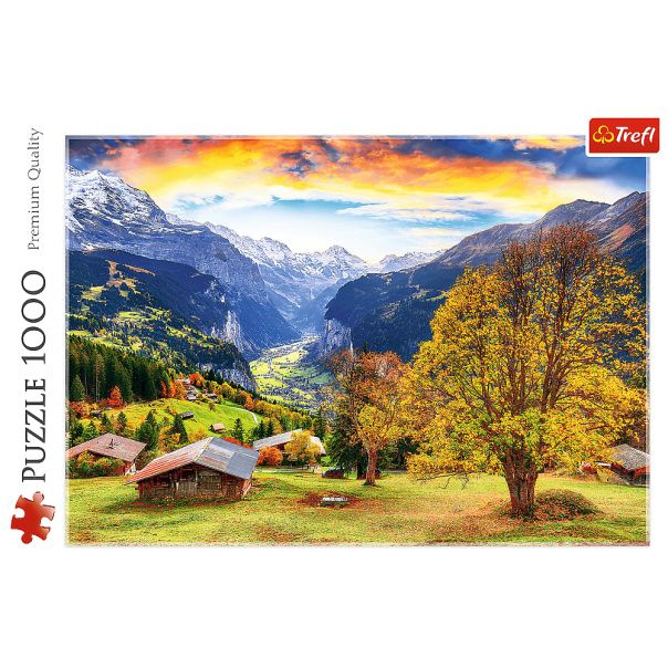 TREFL Puzzle Picturesque Alpine village 10775 - 1.000 delova - 10379927-10775