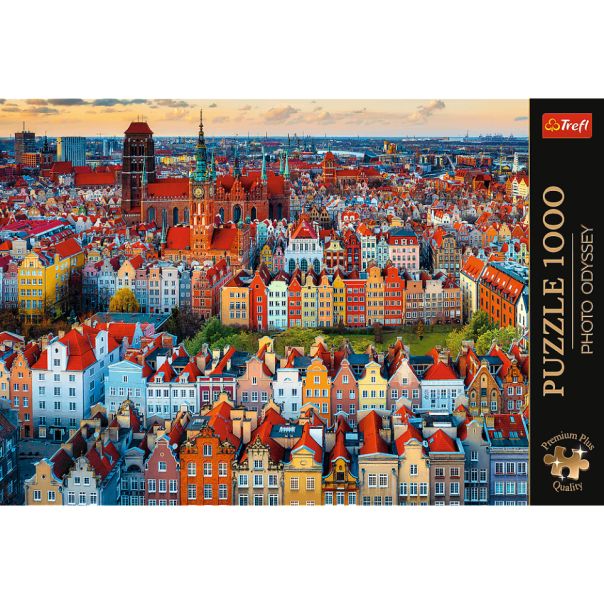 TREFL Puzzle View of Gdansk, Poland 10856 - 1.000 delova - 10379938-10856