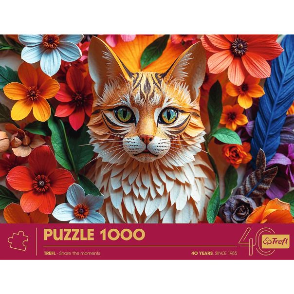 TREFL 3D Puzzle 40th anniversary of Trefl - Cat 40040 - 1.000 delova - 10379974-40040