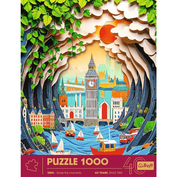 TREFL 3D Puzzle 40th anniversary of Trefl - London 40043 - 1.000 delova - 10379976-40043