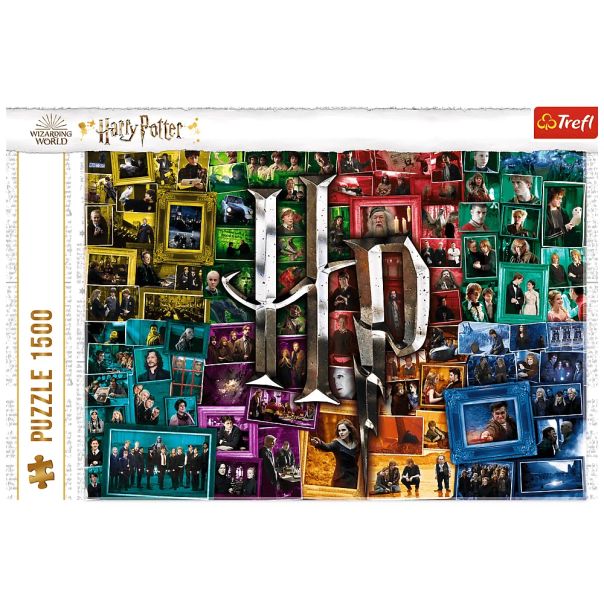 TREFL Puzzle Harry Potter: Through the Films 26185 - 1.500 delova - 103830-26185