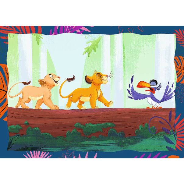 TREFL Puzzle Lion King 4u1 - 54,48, 35, 70 delova - 103838-34653