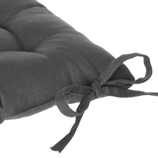 ATMOSPHERA Sedalica 38x38x6cm pamuk tamno siva - 103851L