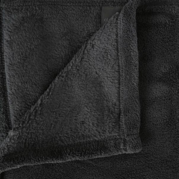ATMOSPHERA Ćebe 150x125cm poliester tamno siva - 103871L