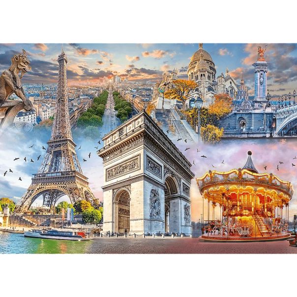 TREFL Puzzle Weekend in Paris 27125 - 2.000 delova - 103918-T27125
