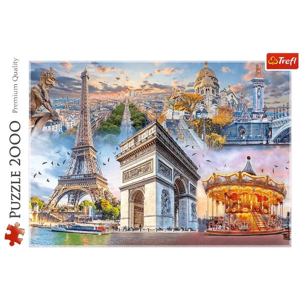 TREFL Puzzle Weekend in Paris 27125 - 2.000 delova - 103918-T27125