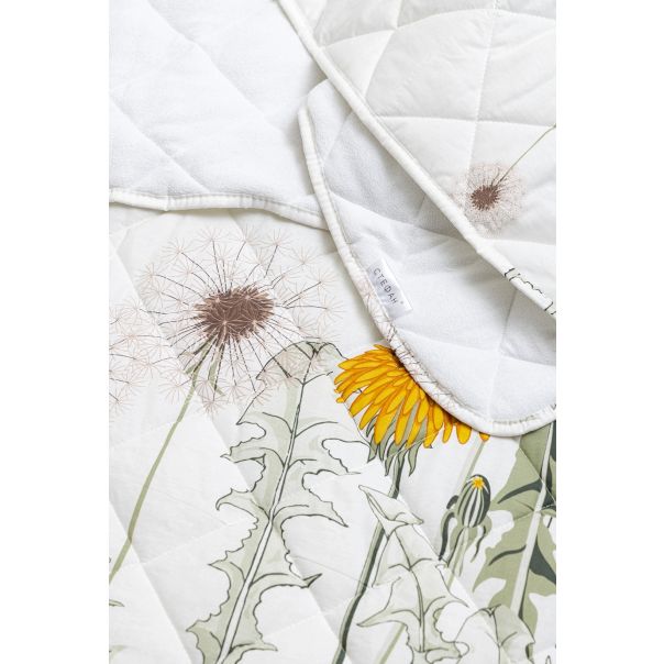 STEFAN Štep deka - prekrivač 200x200cm Maslačak - 104-1381