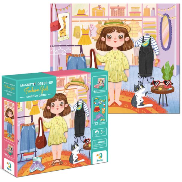 DODO Igra magnetima Obuci devojčicu - 104-200243