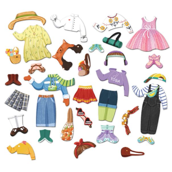 DODO Igra magnetima Obuci devojčicu - 104-200243