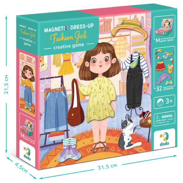 DODO Igra magnetima Obuci devojčicu - 104-200243