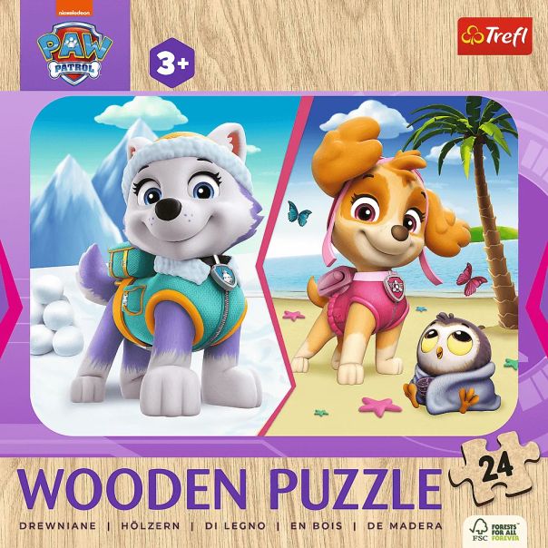 TREFL Drvene puzzle Paw Patrol 20266 - 24 dela - 104203-20266