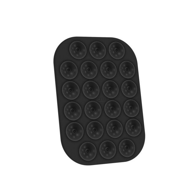 CELLY Silikonski držač, crna - FIXSQUAREBK