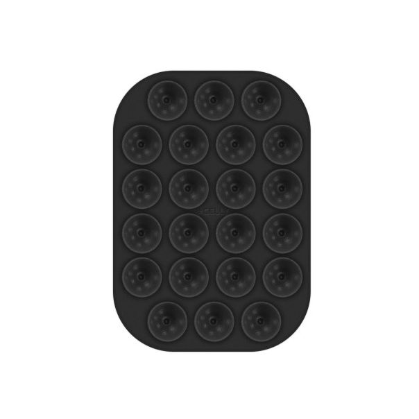 CELLY Silikonski držač, crna - FIXSQUAREBK