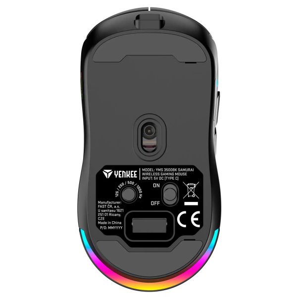 YENKEE Bežični miš YMS 3500BK SAMURAI WL - 8590669323432