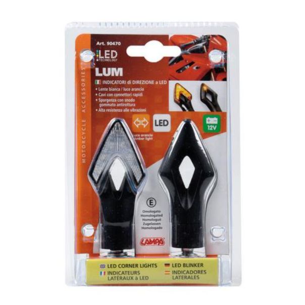 LAMPA Migavci lum led crni - 10470LAM001