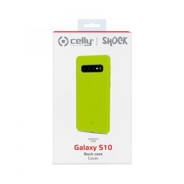 CELLY TPU Maska SHOCK za Samsung S10, žuta - SHOCK890YL