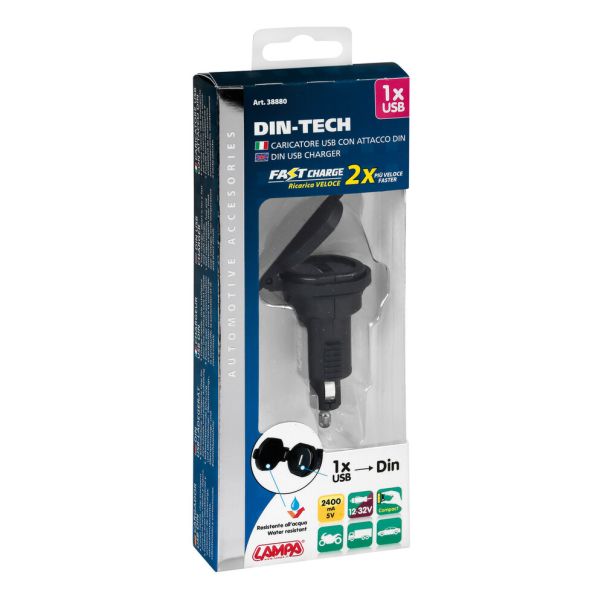 LAMPA Usb din tech utičnica - 10480LAM001