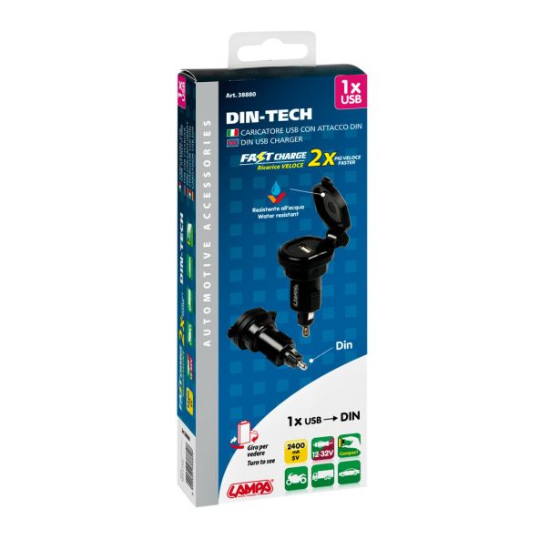 LAMPA Usb din tech utičnica - 10480LAM001