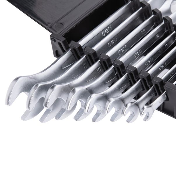 DELI Set okasto-viljuškastih ključeva  6-19mm, 8kom edl130008a - 1048641