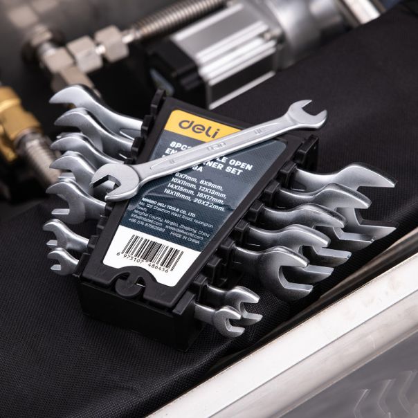 DELI Set duplo-viljuškasti ključeva 6-22mm, 8kom. edl160008a - 1048645