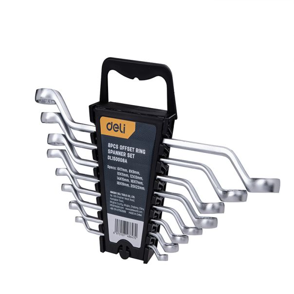 DELI Set duplo okastih ključeva 6-22mm, 8kom. edl150008a - 1048647