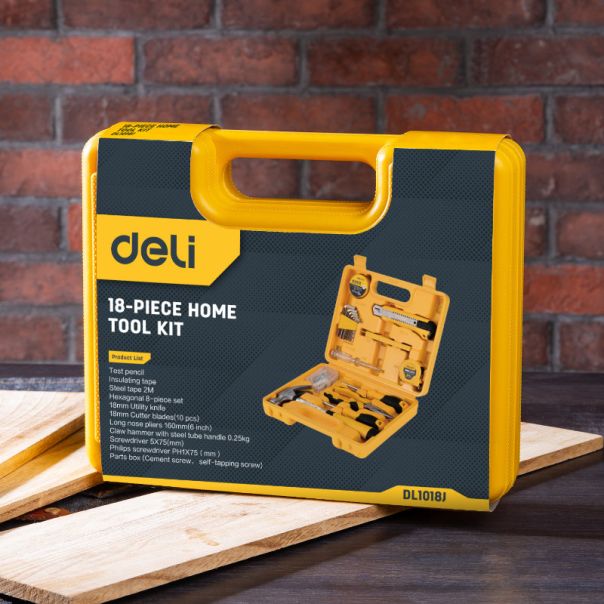 DELI Set ručnog alata u koferu, 18kom edl1018j - 1048731