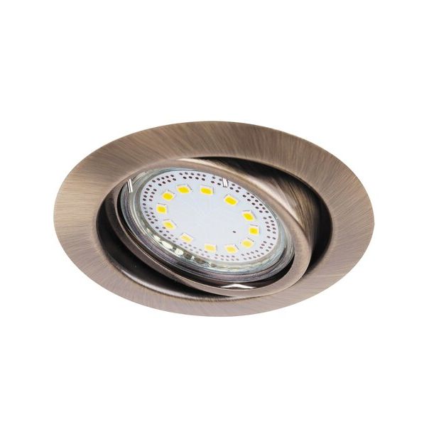 Rabalux Ugradna i nadgradna rasveta Lite GU10 1x MAX 50W bronzana (1051) - 1051-1-1