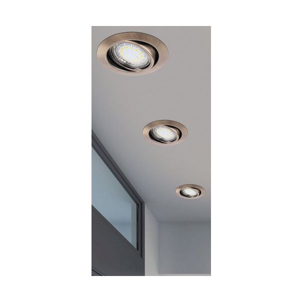 Rabalux Ugradna i nadgradna rasveta Lite GU10 1x MAX 50W bronzana (1051) - 1051-1-1