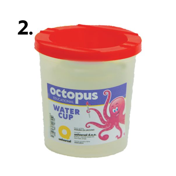 OCTOPUS Čaša  za likovno 7x7.5cm  unl-1840 - 105340