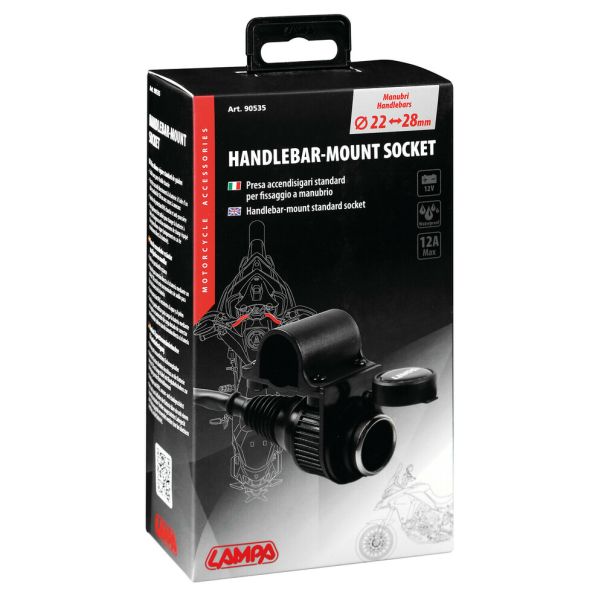 LAMPA Handlebar-mount utičnica 12v - 10535LAM001