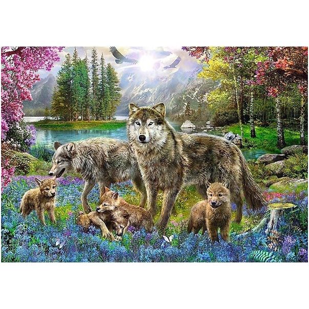 TREFL Puzzle Lupine family - 1.000 delova - 103749-T10558