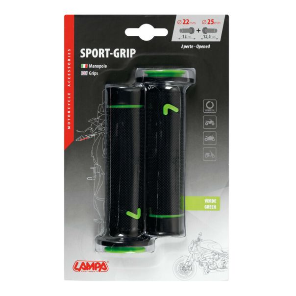 LAMPA Sport-grip ručice zele - 10578LAMGR