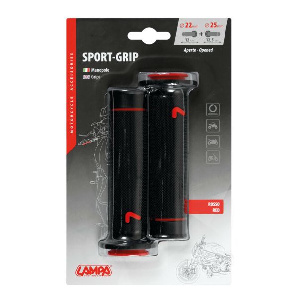 LAMPA Sport-grip ručice crven - 10578LAMRD