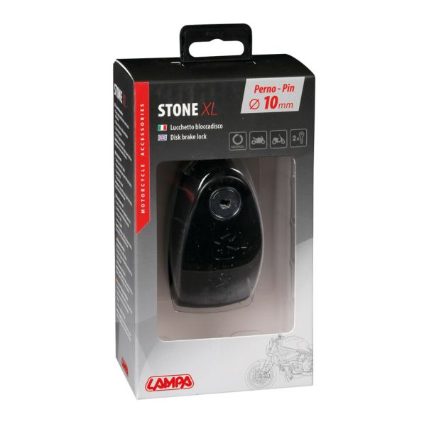 LAMPA Stone xl disk katanac black - 10590LAM001