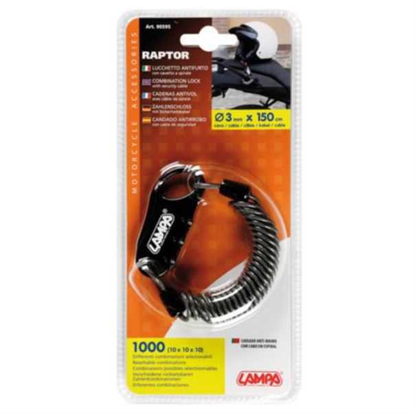 LAMPA Raptor lock šifra - 10595LAM001